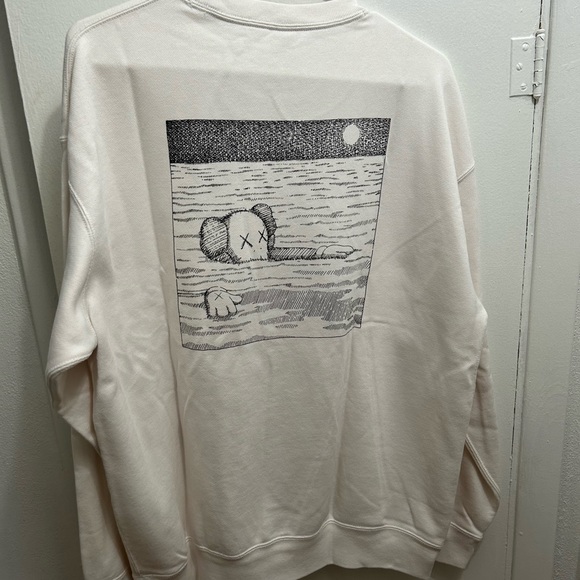 Laws White Sweatshirt Long Sleeve Shirt Size XL - Picture 6 of 9